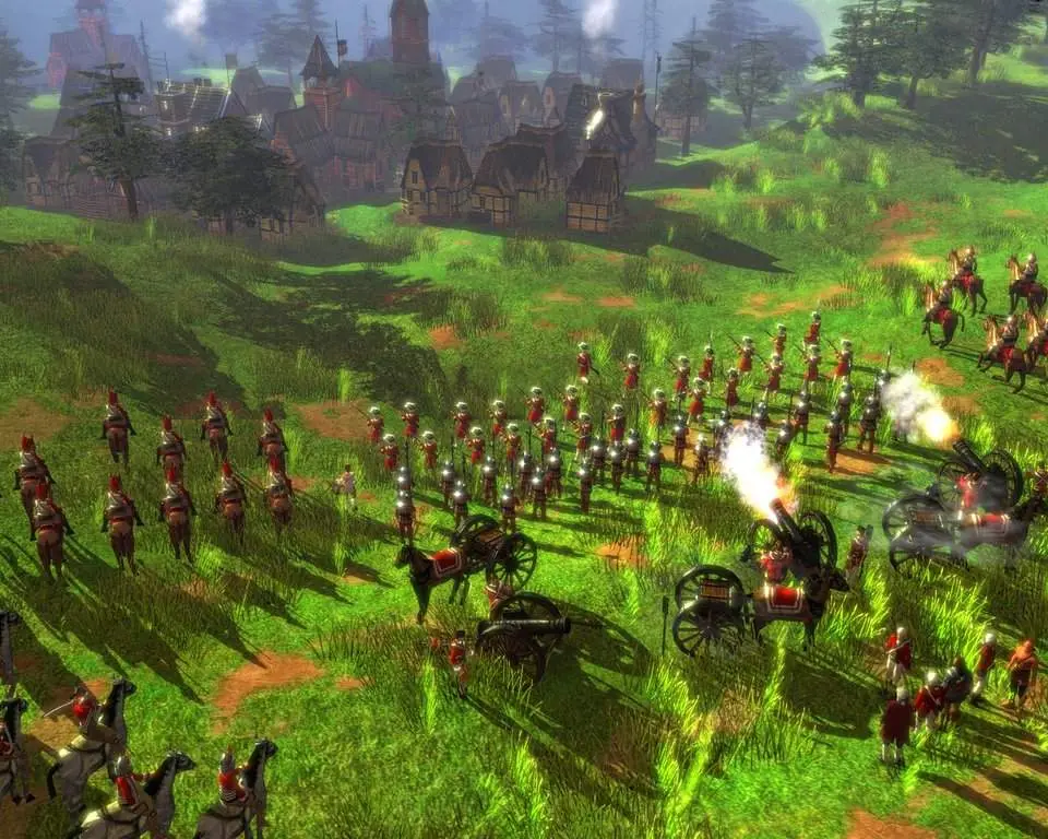 Aging Up and Eras - Age of Empires III screenshot