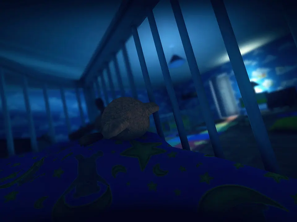 Avoiding the Shadow Figure - Among the Sleep screenshot