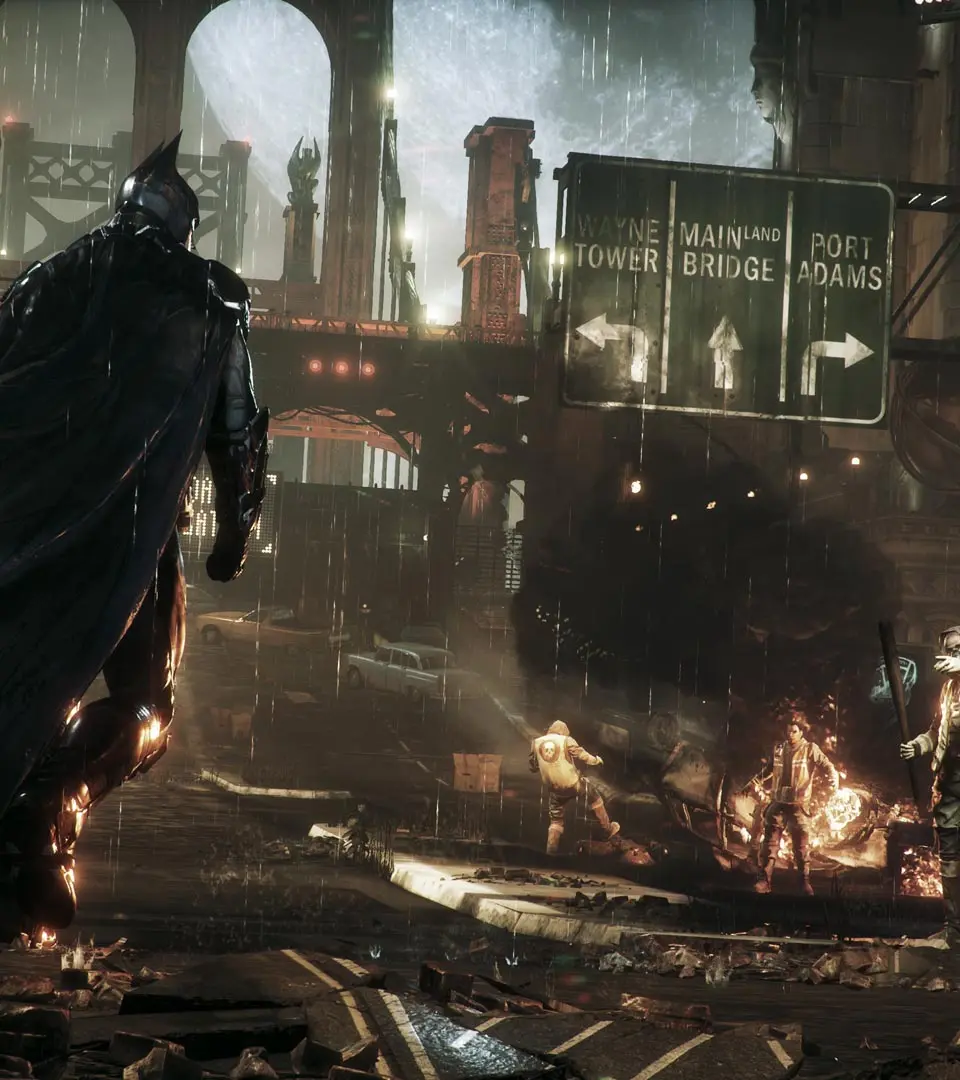 First Encounter with the Arkham Knight - Batman: Arkham Knight screenshot
