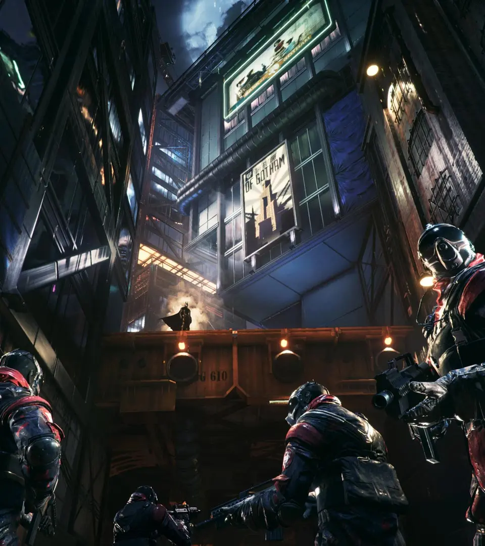 Rescuing Ace Chemicals Workers - Batman: Arkham Knight screenshot