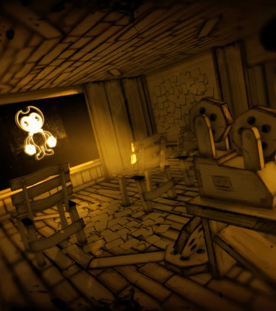 Navigate the Heavenly Toys Area - Bendy and the Ink Machine screenshot