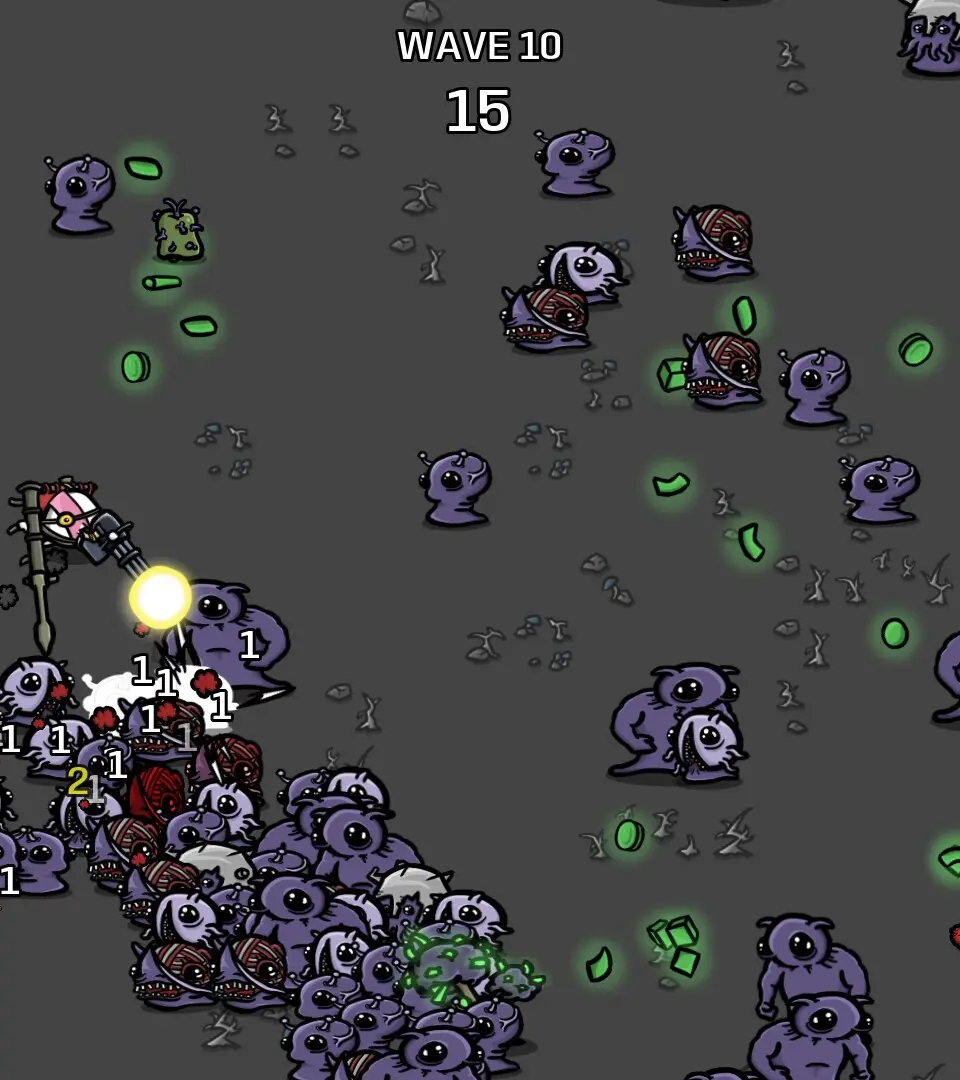 Leveling Up & Stats - Brotato screenshot