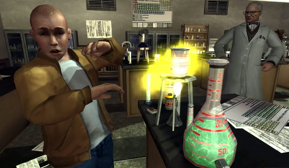 Hattrick vs. Galloway - Bully: Scholarship Edition screenshot