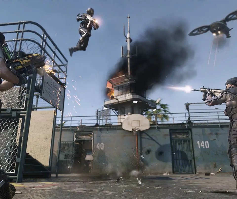 Objective: Secure the Crash Site - Call of Duty: Advanced Warfare screenshot