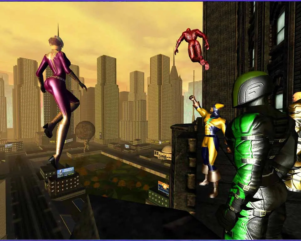 Costume Customization & Emotes - City of Heroes screenshot