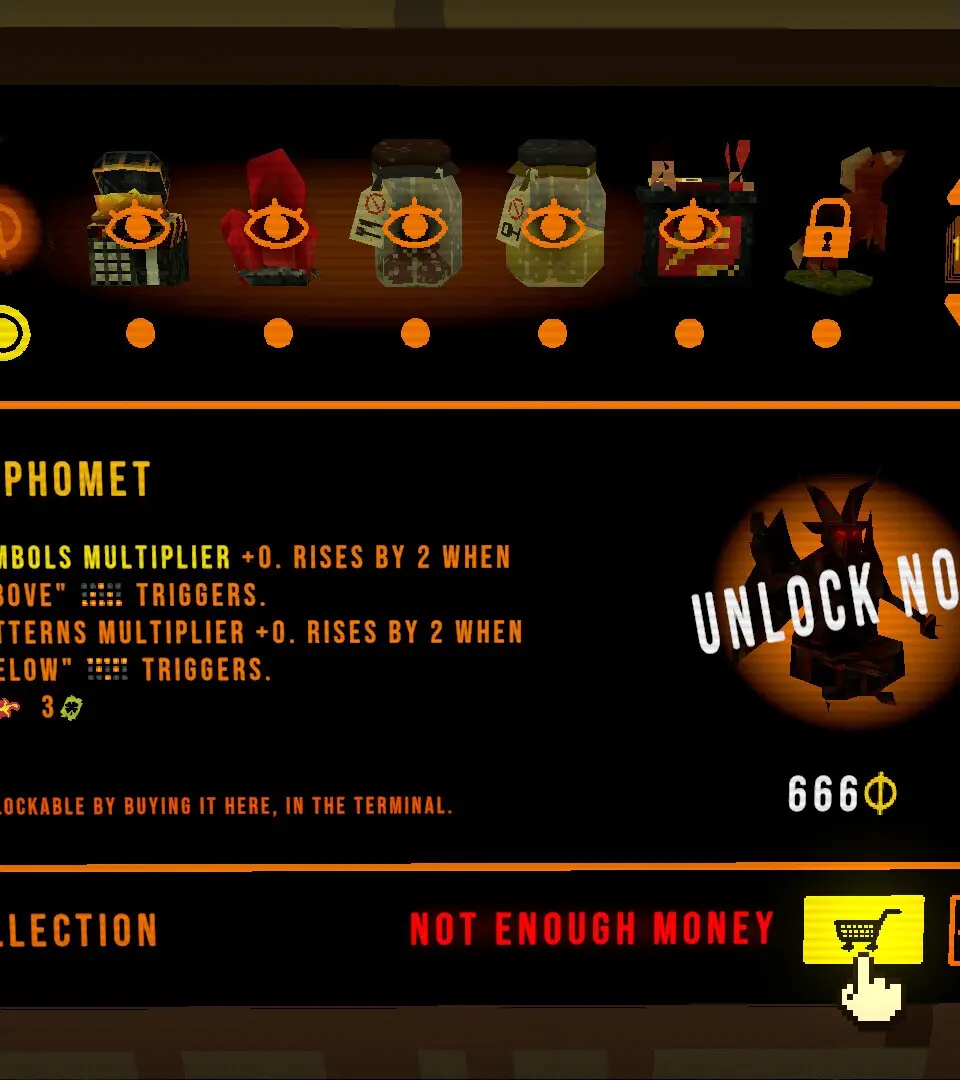 Collectibles Checklist - CloverPit screenshot