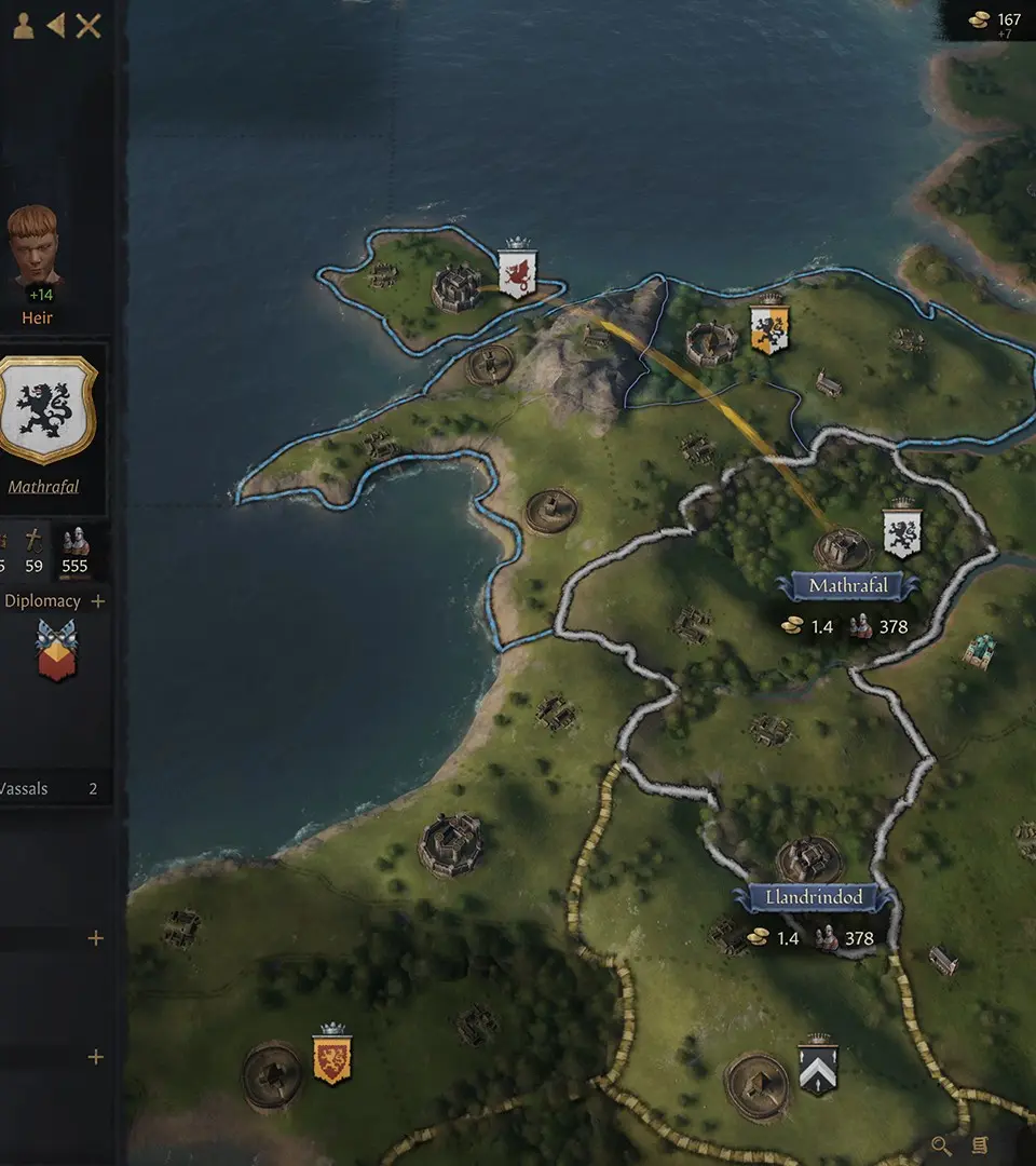 Your First Decisions: Council and Lifestyle - Crusader Kings III screenshot