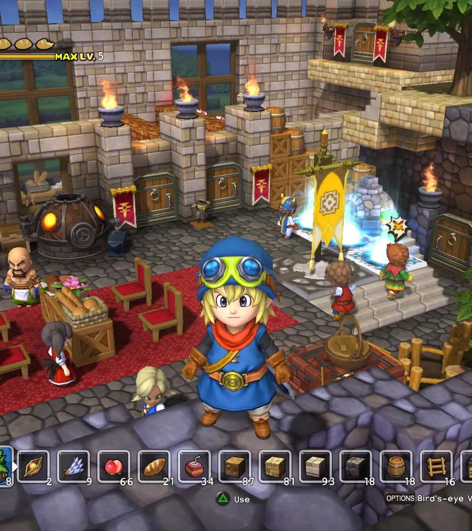 Confronting the Dragonlord - Dragon Quest Builders screenshot