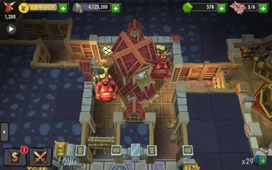 Destroying the Hero Gate - Dungeon Keeper screenshot