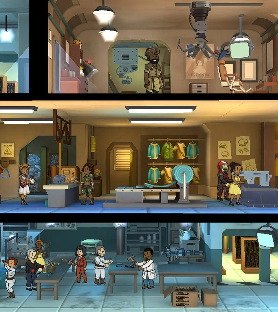 Maximizing Happiness - Fallout Shelter screenshot