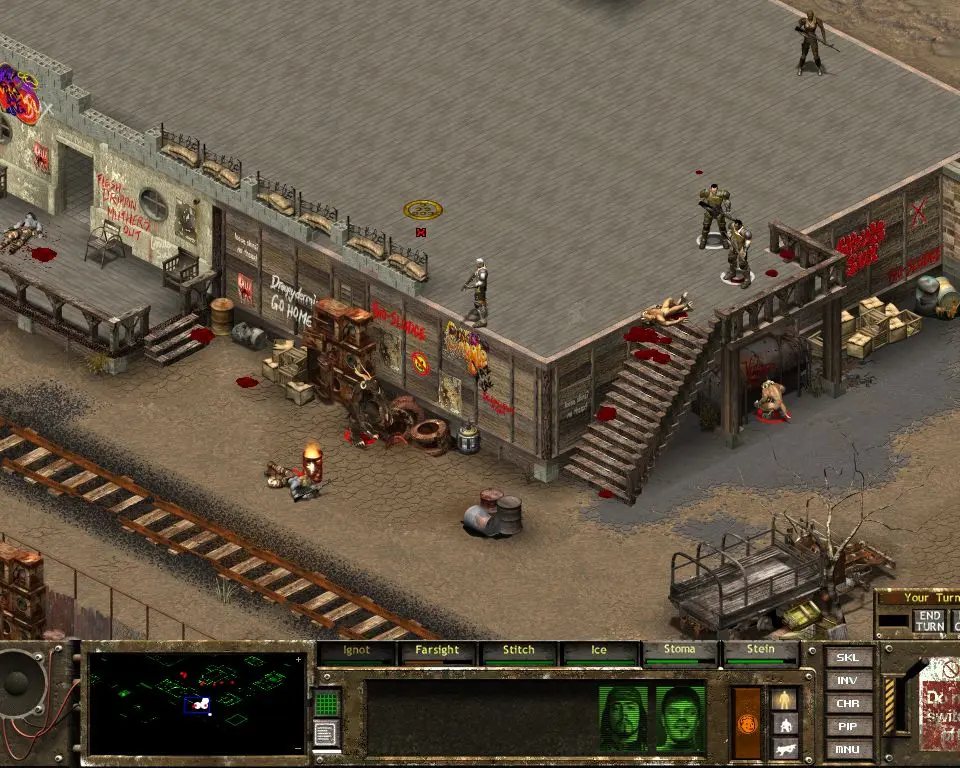 Mission 2: Preoria - Fallout Tactics screenshot