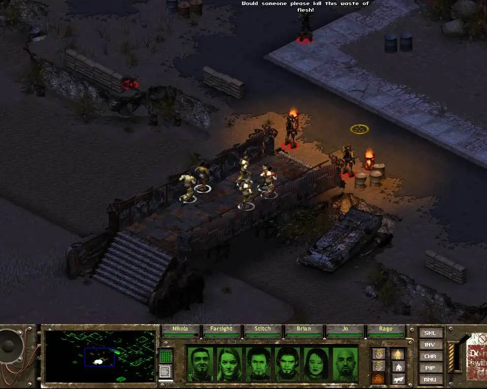 Squad Management Basics - Fallout Tactics screenshot