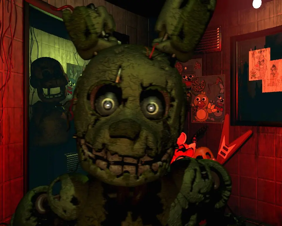 Phantom Chica and Foxy Encounters - Five Nights at Freddy's 3 screenshot