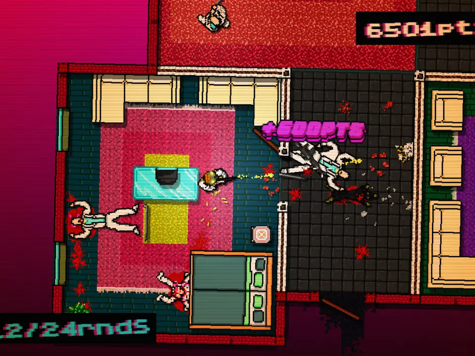 Mask: Carl (Walrus) - Hotline Miami screenshot
