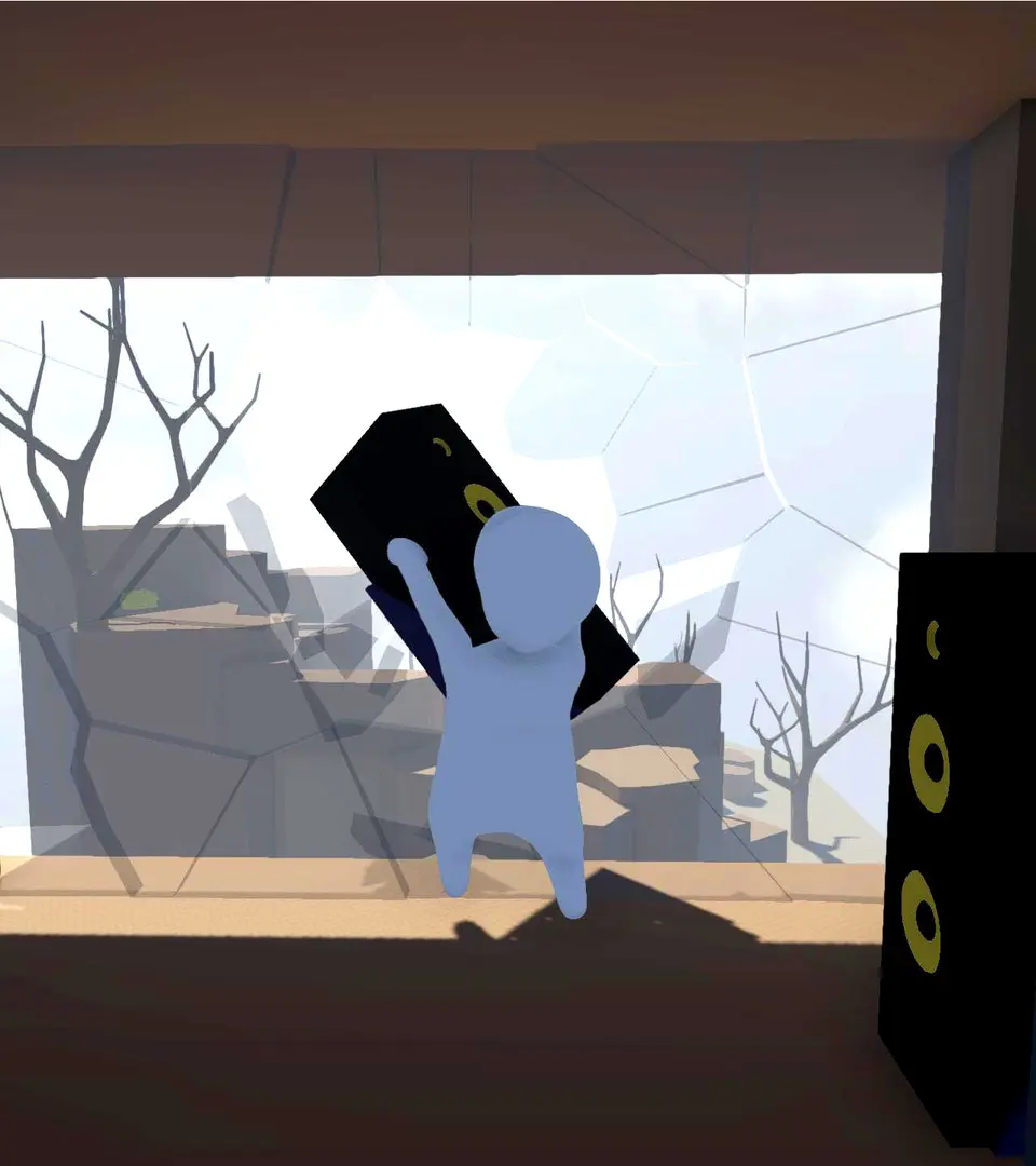 Opening the Train Car - Human: Fall Flat screenshot