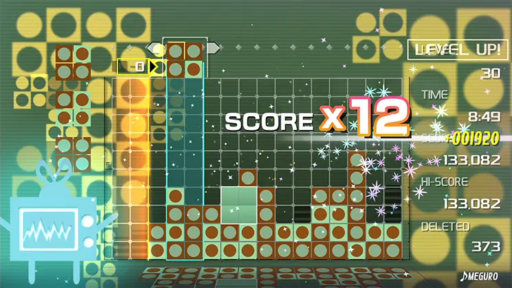 Timeline Synchronization - Lumines Remastered screenshot