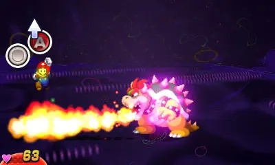 Antasma & Bowser (Final Boss) - Mario & Luigi: Dream Team screenshot