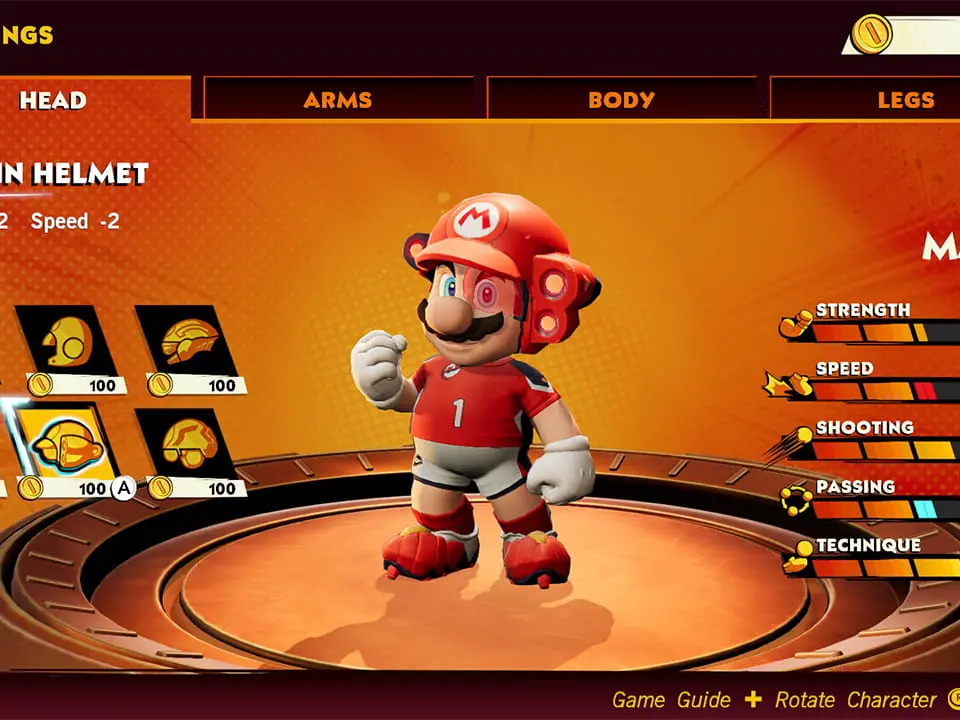 Hyper Strike Optimization - Mario Strikers: Battle League screenshot