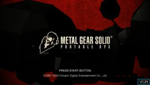 Null (Frank Jaeger) - Metal Gear Solid: Portable Ops screenshot