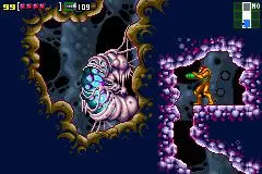 Confronting the Mecha Ridley - Metroid: Zero Mission screenshot
