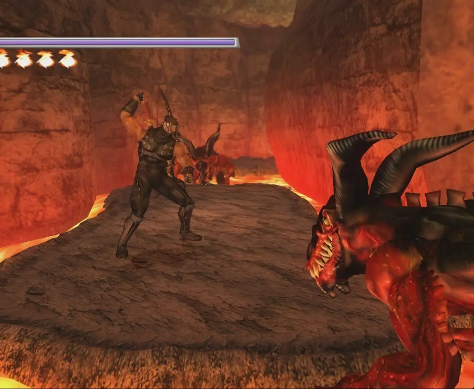 Tairon City Streets & Plaza - Ninja Gaiden Black screenshot