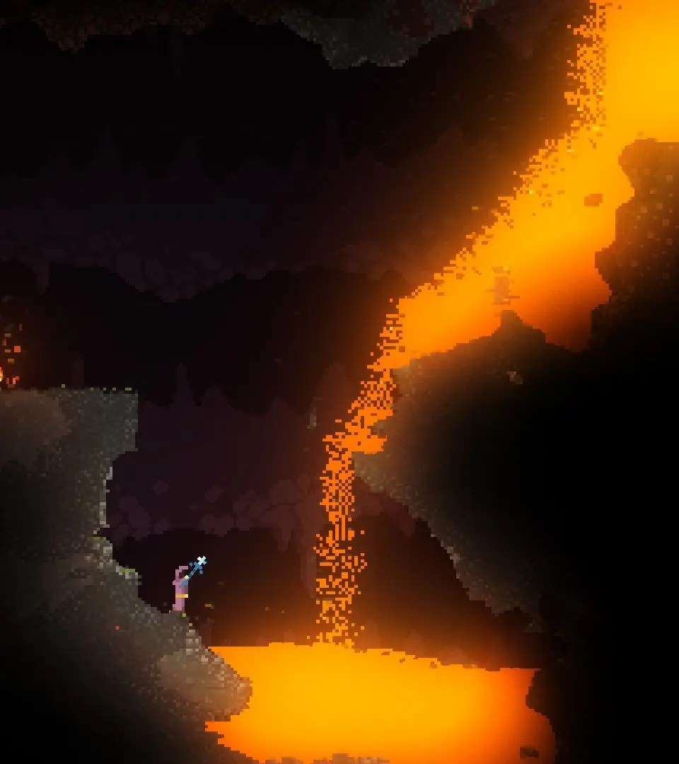 Dealing with Fire and Explosions - Noita screenshot