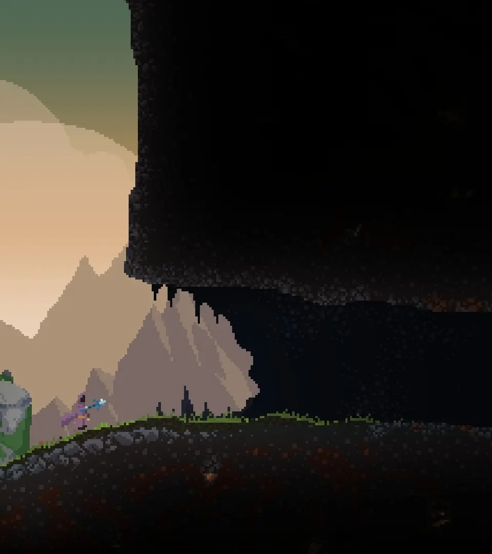 Reaching the Holy Mountain - Noita screenshot