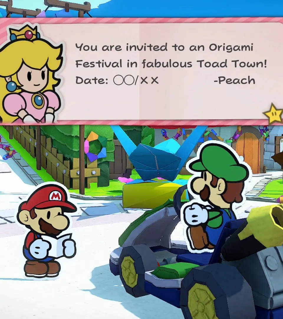 Hidden Toads & Collectibles - Paper Mario: The Origami King screenshot