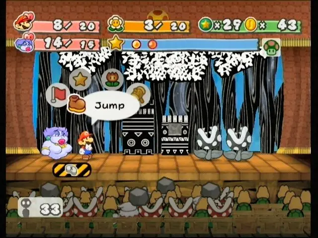 Boss: Hooktail - Paper Mario: The Thousand-Year Door screenshot