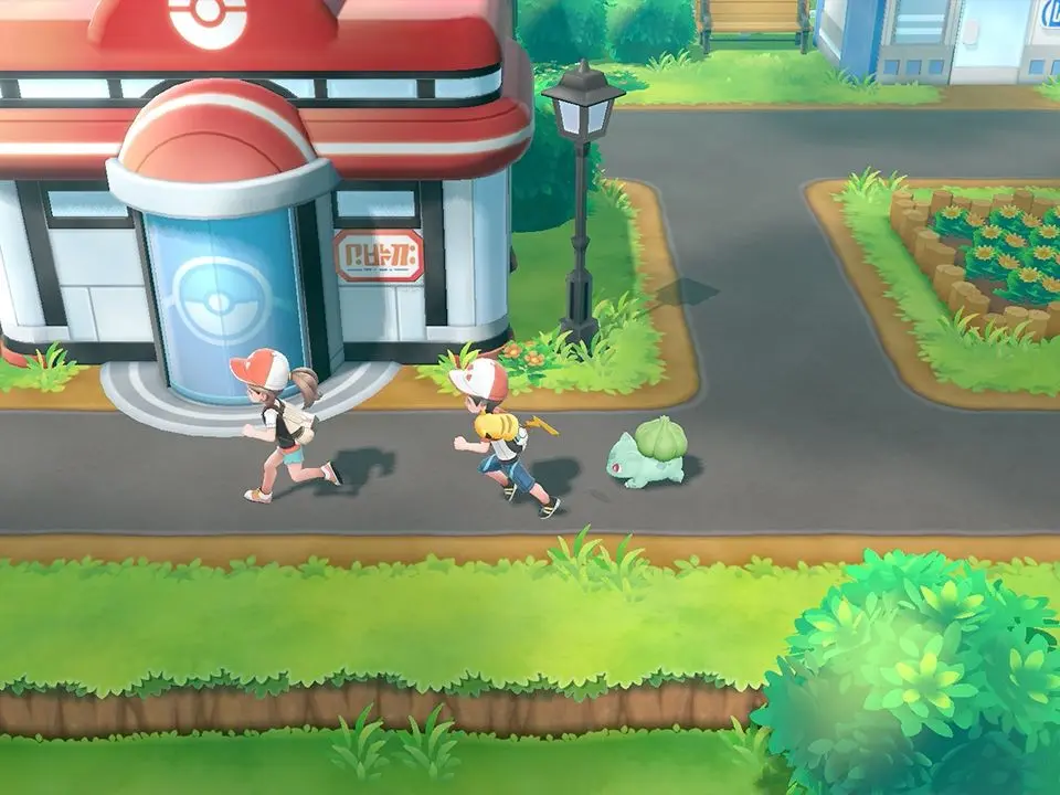 Celadon City & Erika's Gym - Pokemon Let's Go Pikachu and Let's Go Eevee screenshot