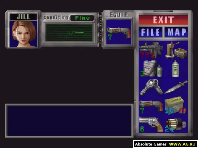 Key Items & Puzzle Solvers - Resident Evil 3: Nemesis screenshot