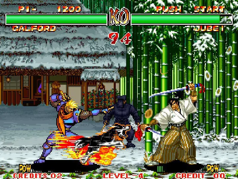 Temporary Power-Ups: Meat & Bombs - Samurai Shodown (2019) screenshot