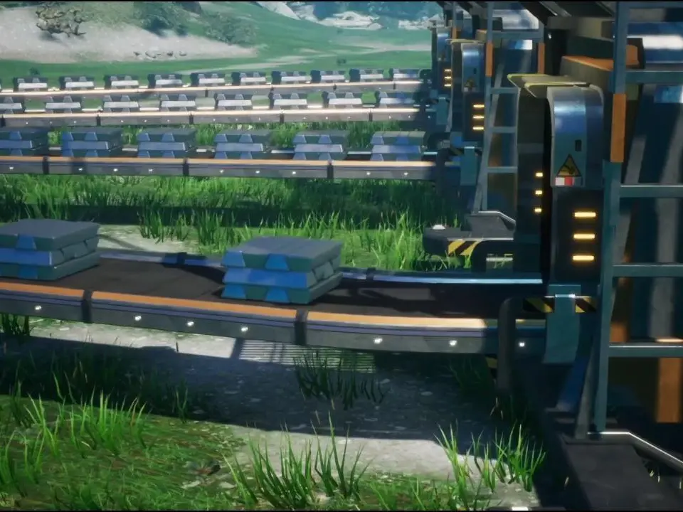 Setting Up Train Networks - Satisfactory screenshot