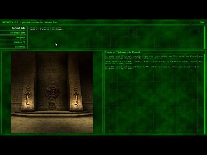 Ugh-Zan III - Serious Sam: The First Encounter screenshot