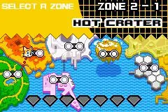 Chaos Emeralds & Special Stages - Sonic Advance 2 screenshot