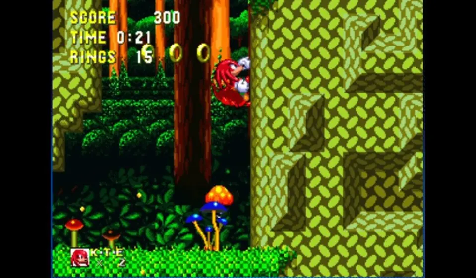 Act 1 (Sonic) - Sonic & Knuckles screenshot