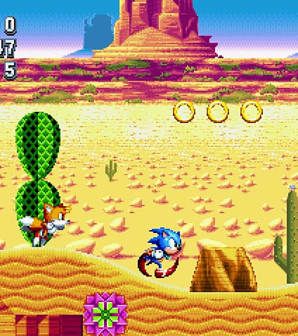 Press Garden Zone Act 2 - Sonic Mania screenshot