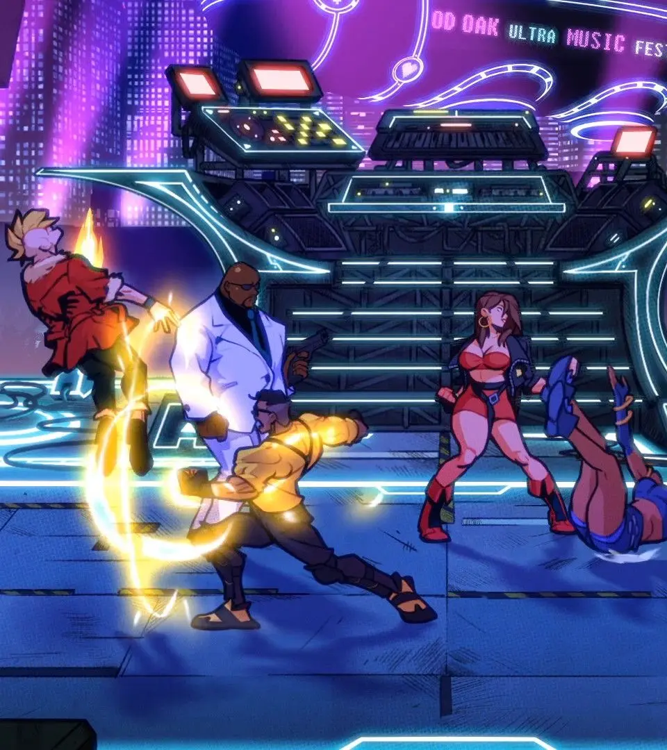 Environmental Objects - Streets of Rage 4 screenshot