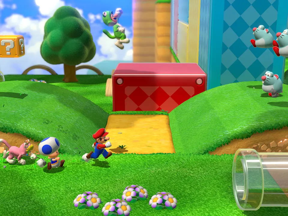 World 5: Sprawling Savanna - Super Mario 3D World + Bowser's Fury screenshot