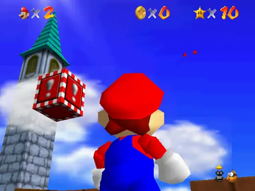 Whomp's Fortress - Super Mario 64 screenshot