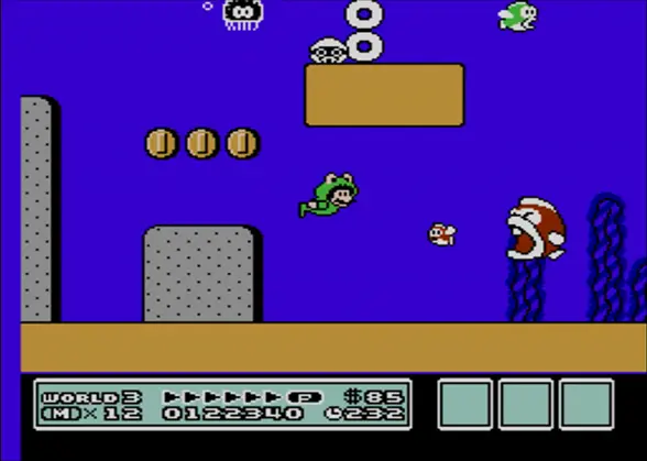 World 1 Fortress: Boom Boom's Lair - Super Mario Bros. 3 screenshot