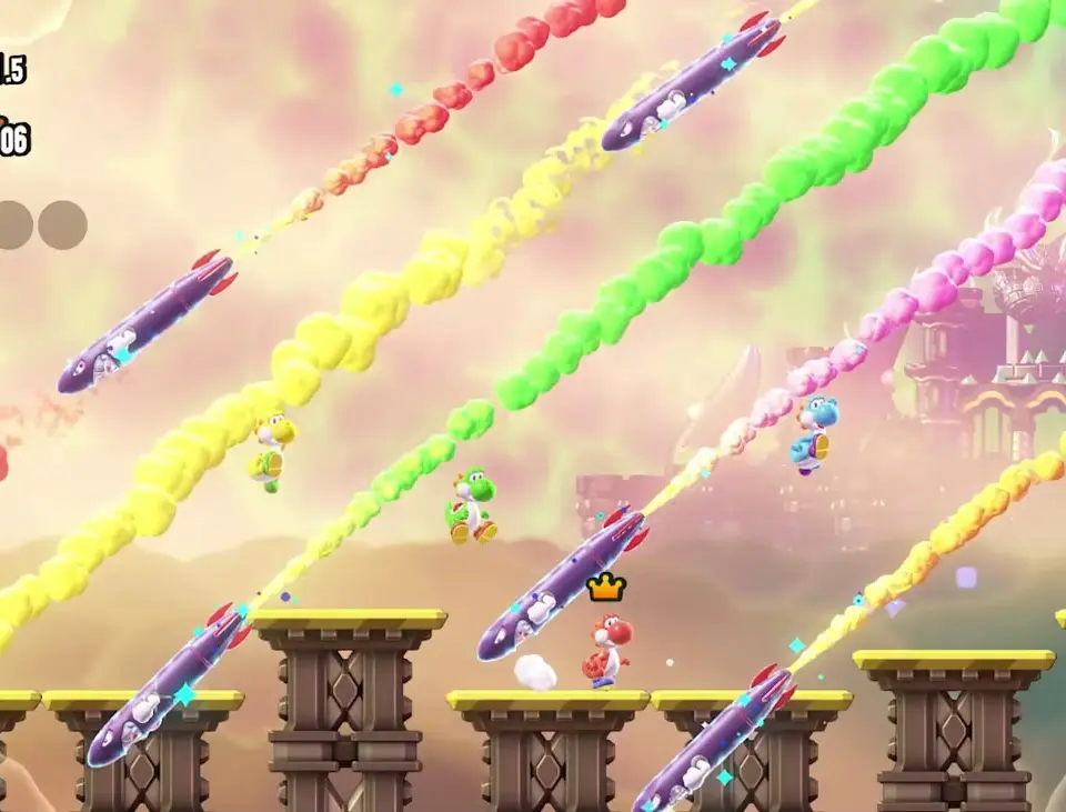 Online Play Etiquette & Benefits - Super Mario Bros. Wonder screenshot