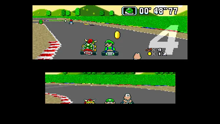 Ghost Valley 3 - Super Mario Kart screenshot