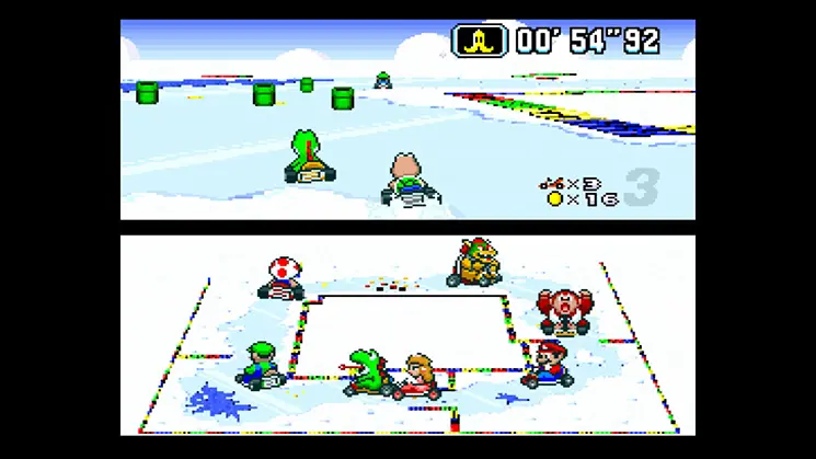 Item Box Mechanics - Super Mario Kart screenshot