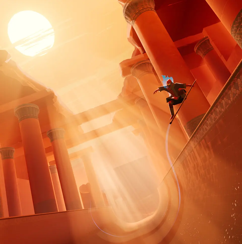 Combat Builds: Aggressive vs. Evasive - Sword of the Sea screenshot