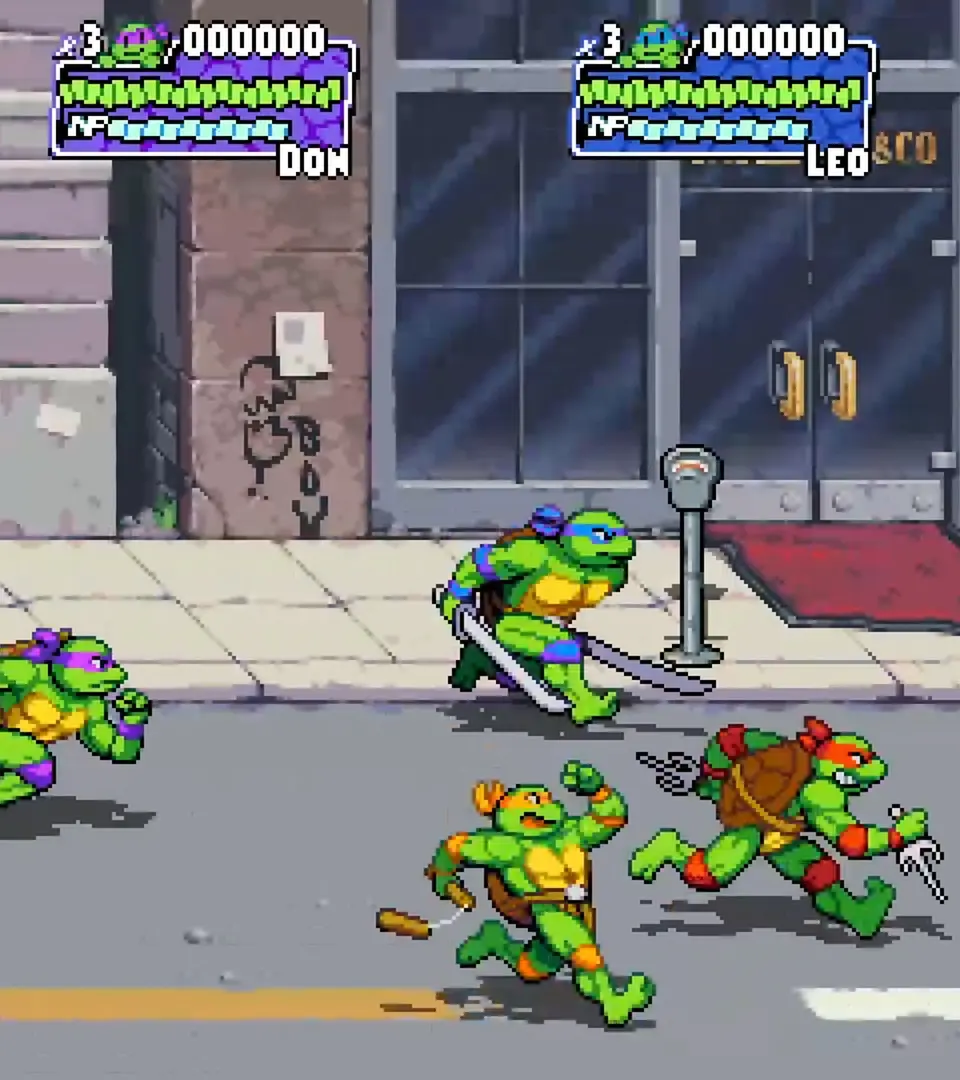 Street Brawl & Subway - Teenage Mutant Ninja Turtles: Shredder's Revenge screenshot