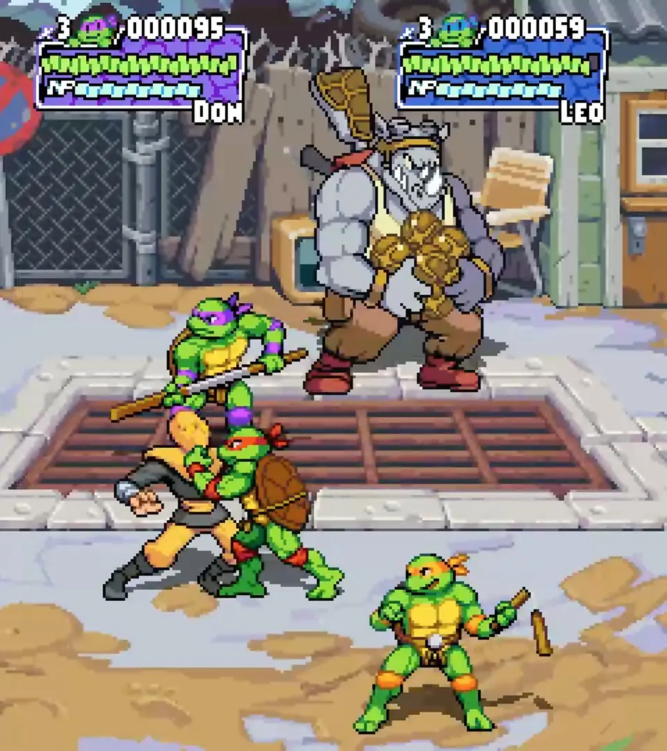 Channel 6 News Building - Teenage Mutant Ninja Turtles: Shredder's Revenge screenshot
