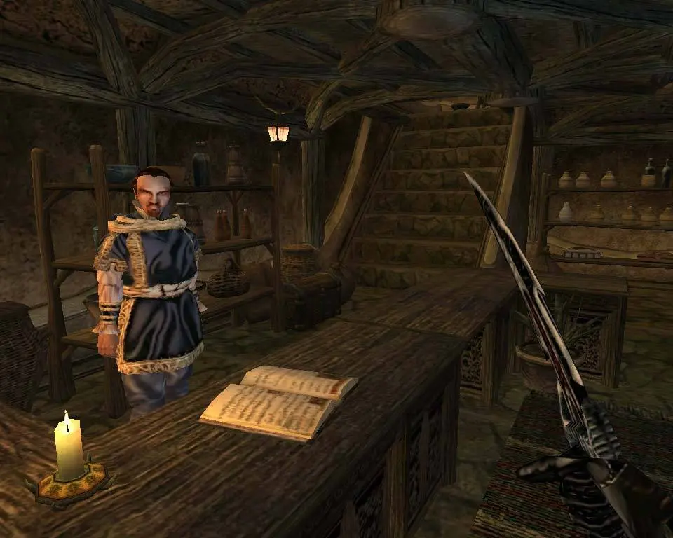 Weapon Types & Proficiency - The Elder Scrolls III: Morrowind screenshot