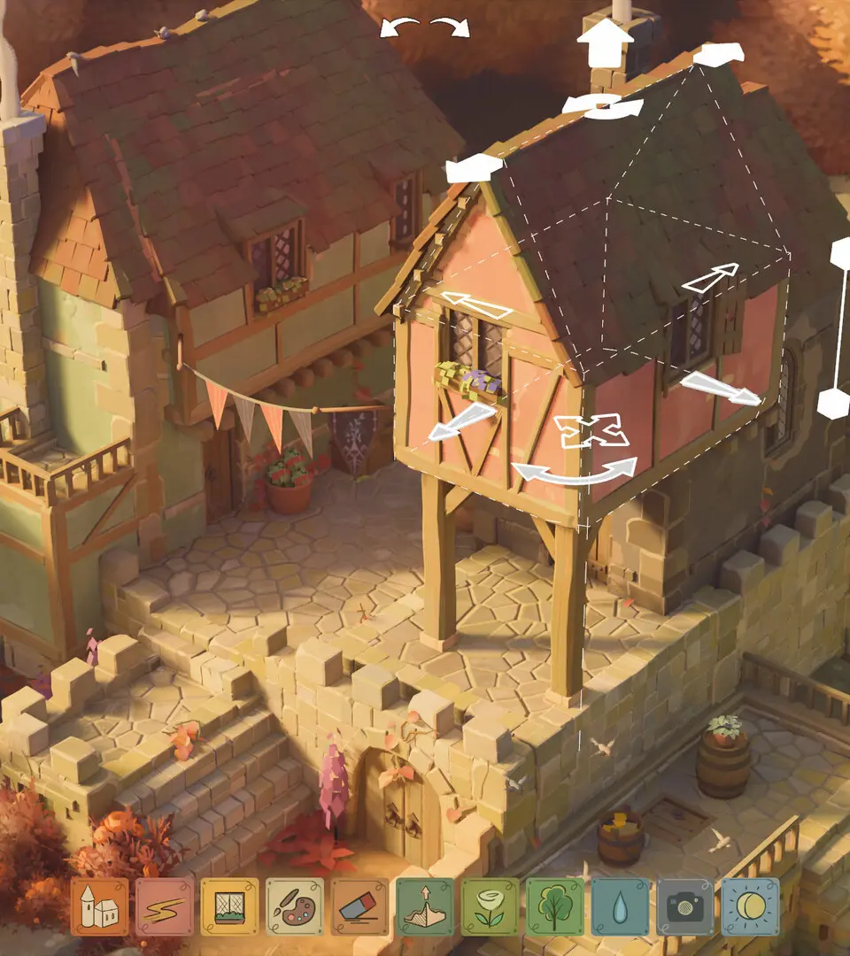 Basic Controls and Interface - Tiny Glade screenshot