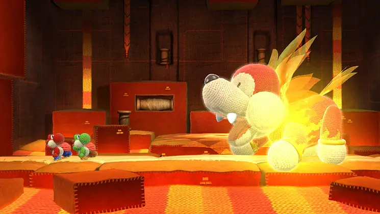 Finding All Smiley Flowers - Yoshi's Woolly World screenshot